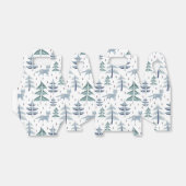 フォークアートウィンターキツネと木 フェイバーボックス (折り畳みなし)