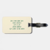 フォークアートエイリアンバグ ラゲッジタグ (裏面横)