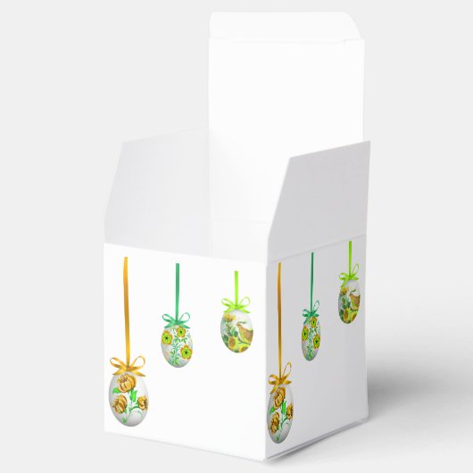 フォークアートエッグ(ウクライナインスパイアン) フェイバーボックス (オープン)