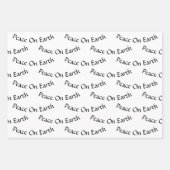 フォークアートエンジェルパターン ラッピングペーパーシート (正面2)