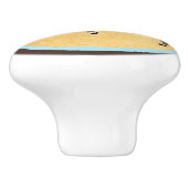 フォークアートカリブー/トナカイ セラミックノブ (側面)