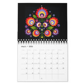 フォークアートカレンダー – SRF カレンダー (3月 2026)