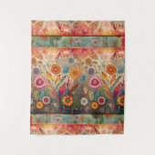 フォークアートガーデンタペストリー タペストリー (正面)