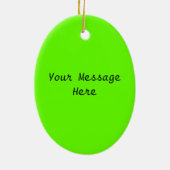 フォークアートキャッツクリスマスツリー セラミックオーナメント (裏面)