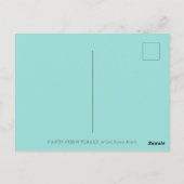 フォークアートキャンディーコーンターキーピルグリム、感謝祭 ポストカード (裏面)