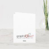 フォークアートクジラ誕生日カード カード (裏面)