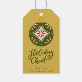 フォークアートクリスマスオーナメントギフトラベル ギフトタグ