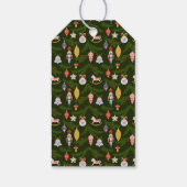 フォークアートクリスマスオーナメントギフトラベル ギフトタグ (裏面)