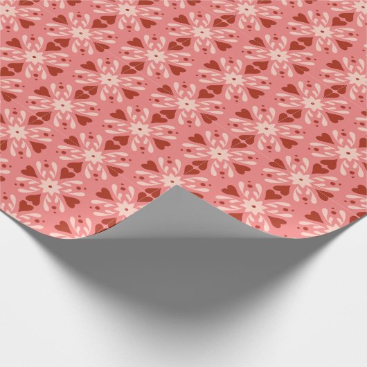 フォークアートクリスマスオーナメント ラッピングペーパー (角)