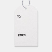 フォークアートクリスマスギフトラベル ギフトタグ (裏面)