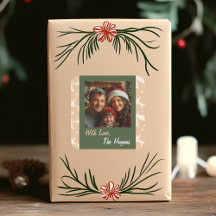 フォークアートクリスマスパッケージシール