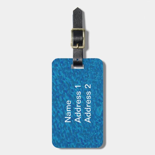 フォークアートグリーンマーメイド赤いハート列 ラゲッジタグ (正面縦)