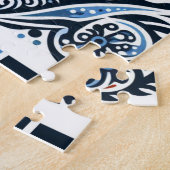 フォークアートサッカー交響曲»パズル ジグソーパズル (側面)