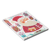 フォークアートサンタクロース ノートパッド (アングル)