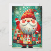 フォークアートサンタ シーズンカード (正面)