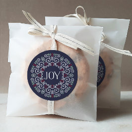 フォークアートジョイホリデイ ラウンドシール