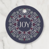 フォークアートジョイ |ホリデーギフトラベル フェイバータグ (正面)