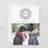 フォークアートジョイ |ホリデーフォトカード シーズンカード (正面)