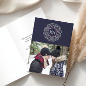 フォークアートジョイ |折り畳まれた休日の写真 シーズンカード