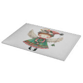 フォークアートスタイルキュートエンジェル カッティングボード (角)