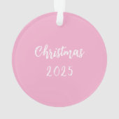 フォークアートスタイルピンクハート飾オーナメント オーナメント (裏面)