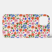 フォークアートスタイルフローラオンホワイトiPad Mini ケース Case-Mate iPhoneケース (裏面 (横))