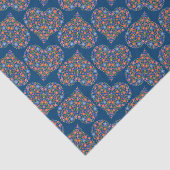 フォークアートスタイルフローラハートティッシュペーパー 薄葉紙 (詳細)