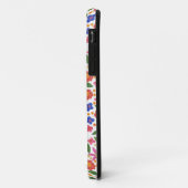 フォークアートスタイルフローラ、ホワイトiPhone 5 Xtreme Case Case-Mate iPhoneケース (裏面/左)
