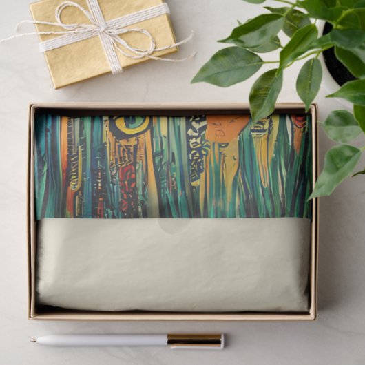 フォークアートスタイル絵を描ズ蝶デクページ 薄葉紙 (ギフト)