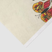 フォークアートスタイル絵を描ズ蝶デクページ 薄葉紙 (詳細)