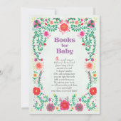 フォークアートストーリーブックベビーシャワー招待状 招待状 (裏面)