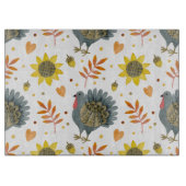 フォークアートターキーズ カッティングボード (正面)