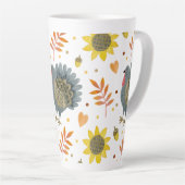 フォークアートターキーズ カフェラテマグ (右アングル)