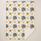 フォークアートターキーズ シェルパブランケット (正面)