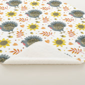 フォークアートターキーズ シェルパブランケット (3/4)