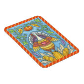 フォークアートトルコ&コーンサンクスギビングマグネットホリデー マグネット (右側)