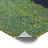 フォークアートドッグポスターのデコページまたはコラージュ紙 ポスター (角)