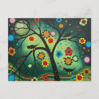 フォークアートネバーワンバイロリエバレット葉書 ポストカード