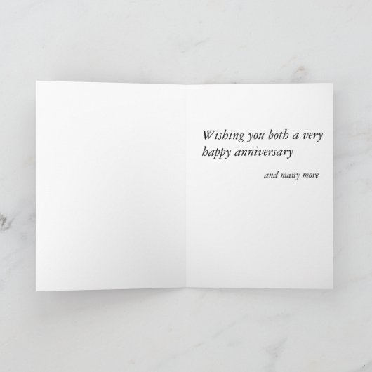 フォークアートハンガリーカップルハッピー記念日 カード (内部)