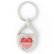 フォークアートハート