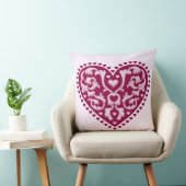 フォークアートハート クッション (椅子)
