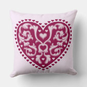 フォークアートハート クッション (裏面)