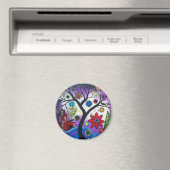 フォークアートバイロリエバレットレインボートワイライト マグネット (インサイチュ (食洗機))