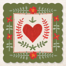 フォークアートバレンタイン