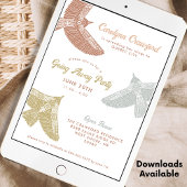 フォークアートバーズオープンハウスゴー遠くにパーティー 招待状