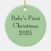 フォークアートバーズフラワーズどんぐり セラミックオーナメント (裏面)