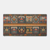 フォークアートパッチワークデスクマット デスクマット (正面)