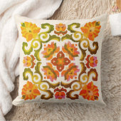 フォークアートピロー クッション (ブランケット)