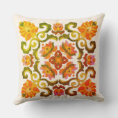 フォークアートピロー クッション (裏面)