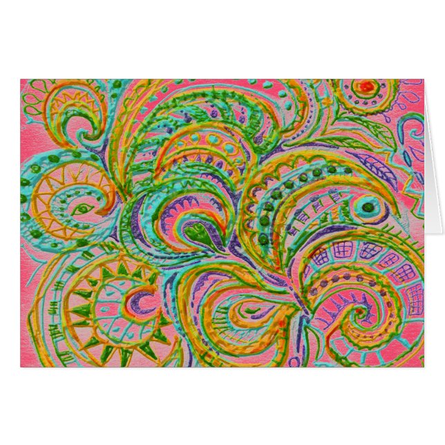 フォークアートファンタジーパターン (正面横)